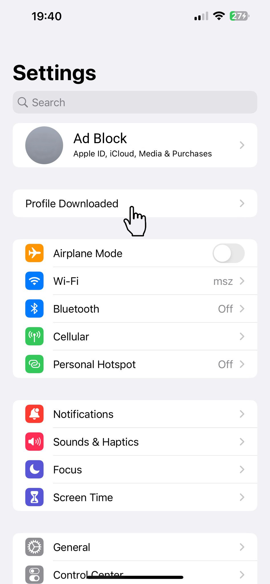 Adblock luna install
